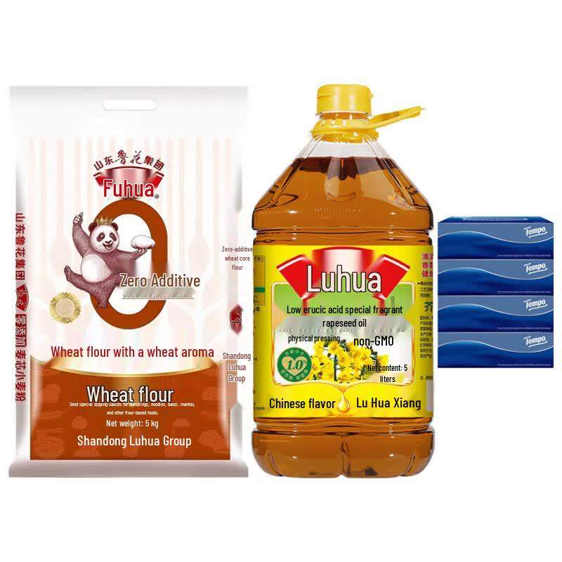 Luhua Flour, Oil & Tissues Combo Pack