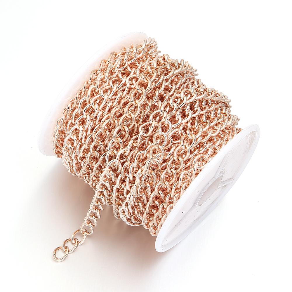 10Yards/Roll Metal Iron Chain Necklace Link Chain Bulk Chain For Jewelry Making Findings DIY Necklace Bracelet Chain Accessories