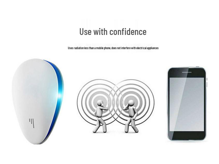 Teardrop Ultrasonic Mouse & Mosquito Repeller A08 with Custom Logo