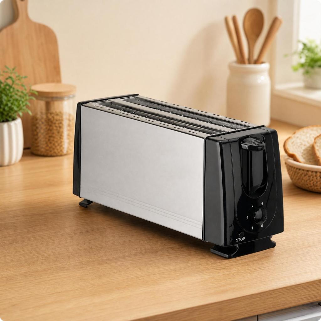 Electric Bread Baker 6 Settings Automatic for Busy Households, Breakfast prepare,