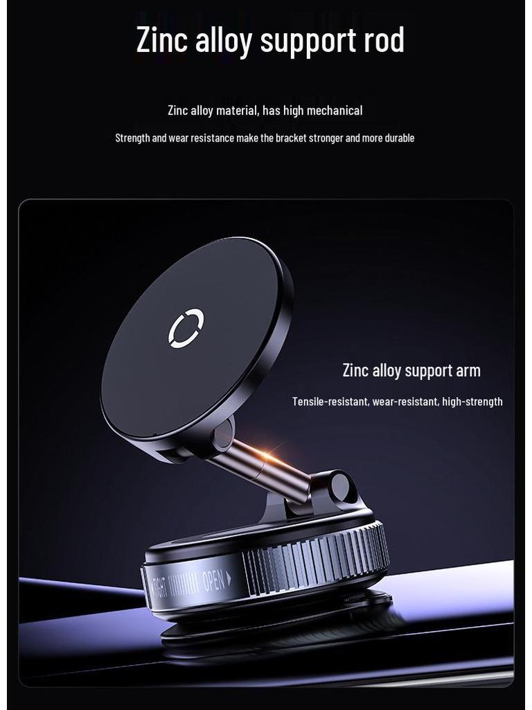 15W Magnetic Wireless Car Charger & Phone Holder