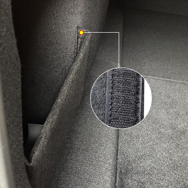Trunk Baffle for Tesla Model 3 Y Tail Box Separate Storage Partitions Board Boot Side Baffles Car Organizer Trunk 2017-2025