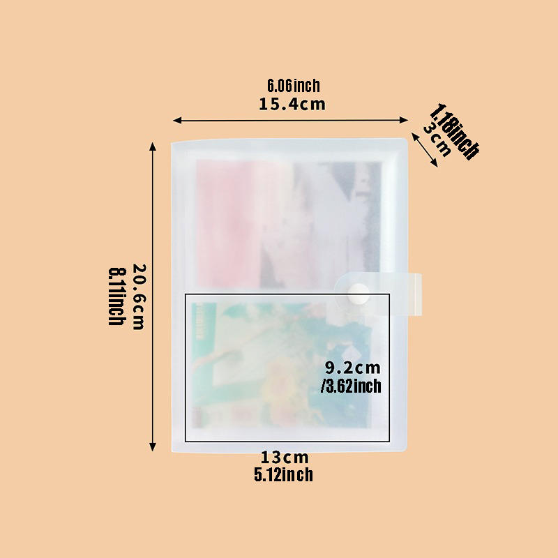 Clear Portable Multi-Slot Business Card Album Photocard Binder Book Multi-Purpose Jewelry Storage Photo Storage Album
