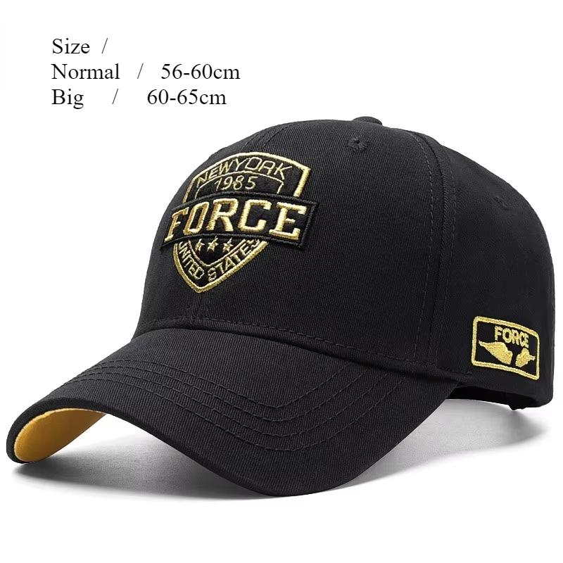 New York Big Head Man Plus Size Baseball Cap Men Adult Outdoors Cotton Large Snapback Hat 56-60CM 60-65CM Unisex Baseball Cap
