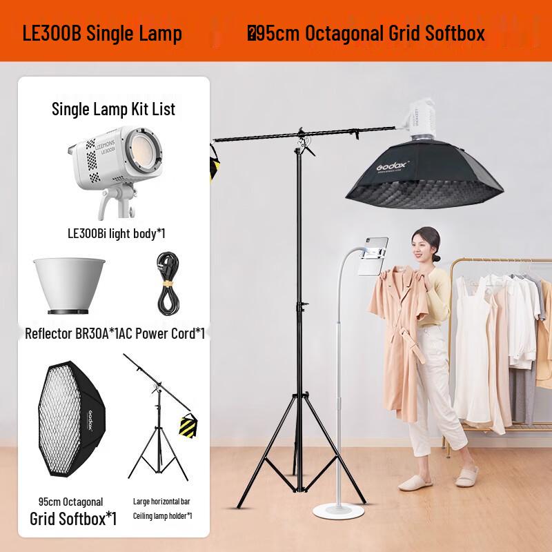 Godox LE300Bi Bi-Color LED Video Light Kit
