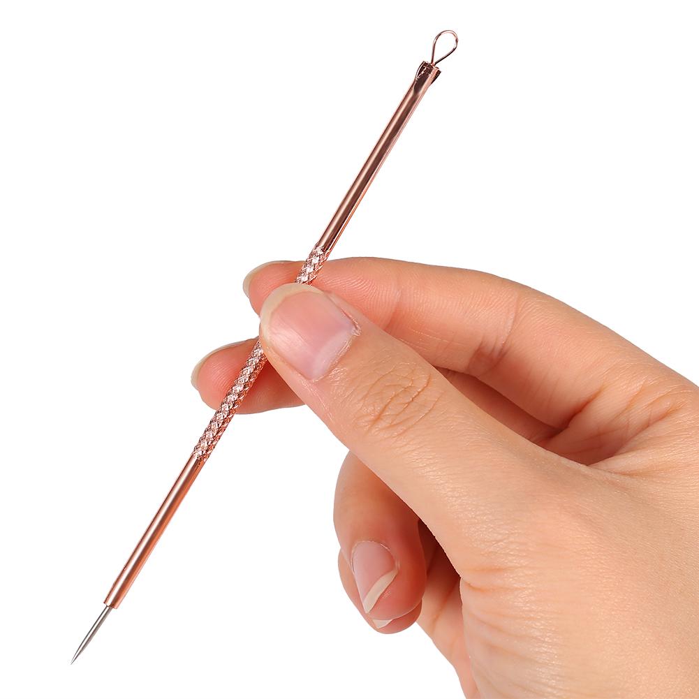 4PCS/Set Stainless Steel Blackhead Acne Blemish Pimple Removal Needle Kit Tool