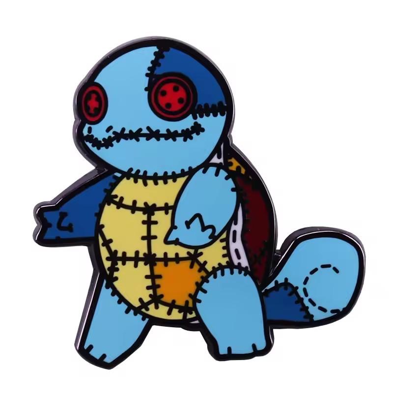 Japanese Anime Pokemon Enamel Pin Lapel Pins for Backpack Brooches On Clothes Briefcase Badges Metal Jewelry Accessories