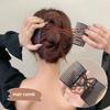 Magic Hair Clip Stretchy Knotted Double Comb Elastic Hair Combs Ponytail Holder Barrettes Hairpins Ponytail Hair Accessories