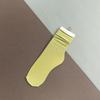 Hehe Socks - Solid Color Women's Socks - Versatile Socks - Rolled Edge - Mid-calf Length - No Heel - All-season Style - Spring, Autumn and Winter