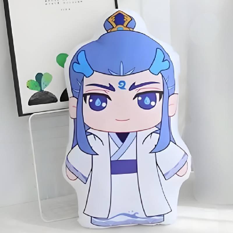Ao Nezha Bing Plush Toy Pillows Cartoon Stuffed Doll Decorations Gifts Kids