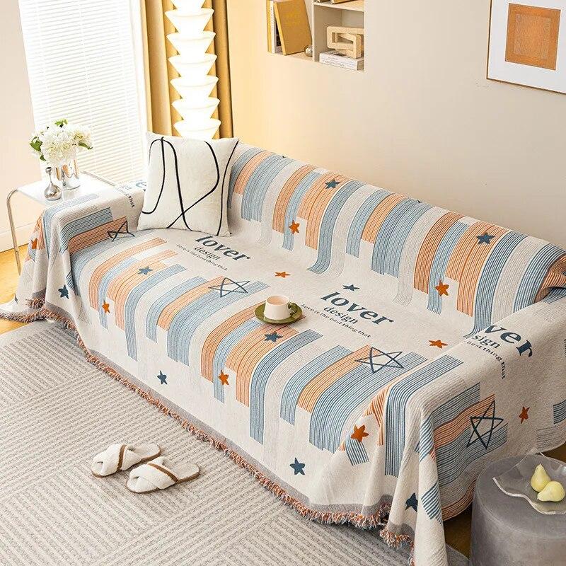 Cat Scratch Resistant Chenille Sofa Full Cover All-season Universal Nordic Anti Slip Sofa Towel