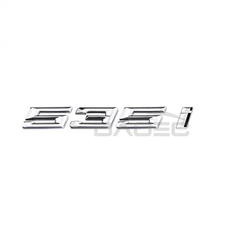 Insignia Emblema Calcomanía Pegatina Letras 3D ABS para Maletero de Coche Para BMW Serie 5 520i 525i 528i 530i 535i 540i E39 E60 E61 F10 F11 G30 tv2