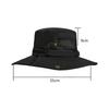 Men s Fisherman Hat   Outdoor Fishing Sunscreen Face Cover UV   Big Brim
