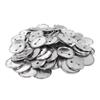 100pcs DIY Art Crafts Metal Brooch Clasps Blank Pin Disk Pad Round Pin Badge  Brooches Jewelry