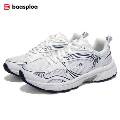 Scarpe da corsa da donna, comode, in rete, traspiranti, antiscivolo, per attività all'aperto, fitness, corsa, tennis da donna