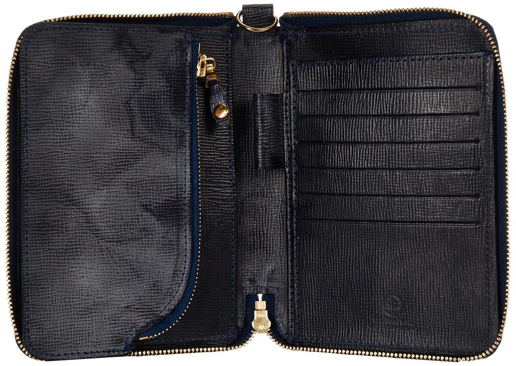 Glenroyal ORGANIZER WALLET, Large Capacity, Passport Holder, Made in England with Genuine Bridle Leather (Cowhide), Men's, 03-5925