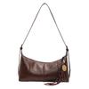 This autumn's new soft leather large-capacity casual versatile shoulder messenger bag fashionable senior commuter dumpling bag