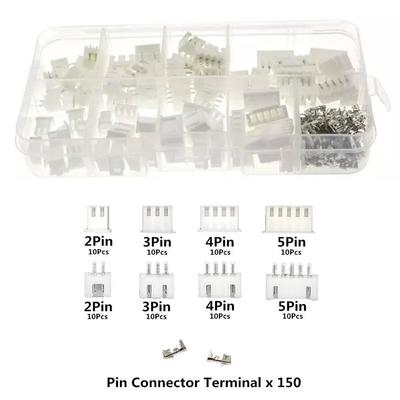 230PCS For JST XH2.54mm 2 3 4 5 Pin Board Connectors Plug Mini  Male Female Kit
