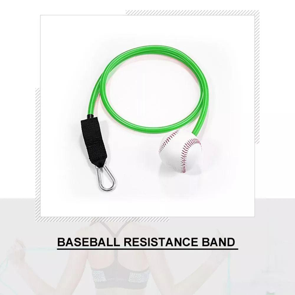 Potable Baseball Resistance Trainer Rubber Arm Strength Training New Baseball Pull Rope