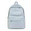 Schoolbag casual backpack female Korean version solid color campus junior high school student schoolbag simple sweet small fresh girls backpack