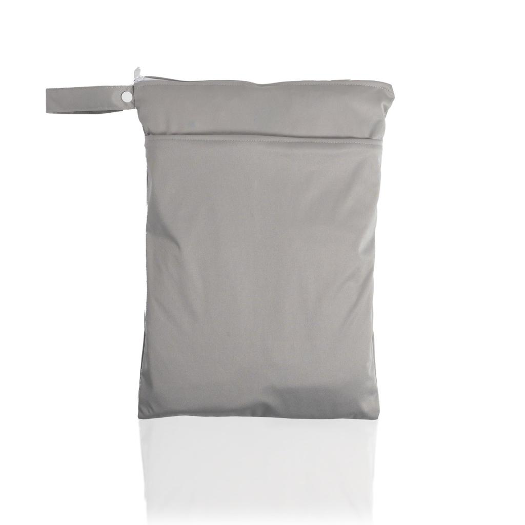 Waterproof Diaper Perfect for and Washable [plunmoln] Pouch, Multi-Purpose, Travel, Yoga, Gym, Sports, Daycare, Kindergarten, (P (Gray))