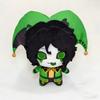 Latest 10cm Cute Green Eyes Circus Anime Game Freaks Character Harlequin Plush Toys Keychain Plushie Doll Bag Hanging Pendant