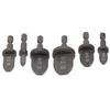 6Pcs Tubo Expansor Rolamento Aço Hex Alça Ar Condicionado Tubo De Cobre Conjunto De Ferramentas De Estampagem