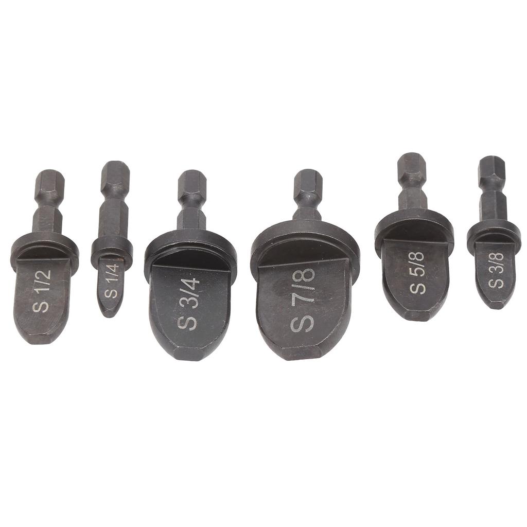 6Pcs Tubo Expansor Rolamento Aço Hex Alça Ar Condicionado Tubo De Cobre Conjunto De Ferramentas De Estampagem