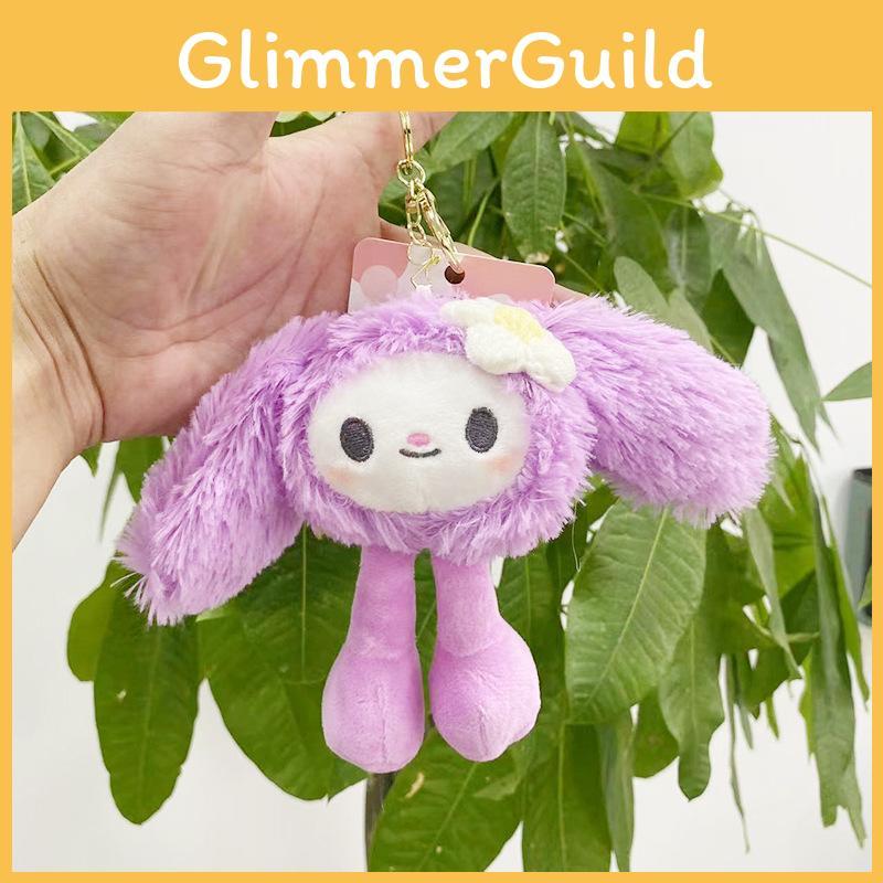 Miękka i Przytulna Pluszowa Brelok-Lalka Królik z Kreskówki Idealna jako Dodatek do Plecaka