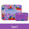 Geometric Shape Puzzle Tin: Educational Wooden Tangram for Children