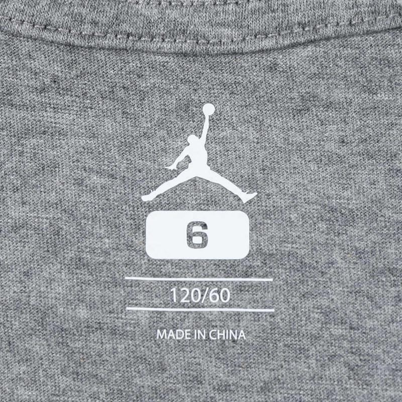 Jordan T-Shirt Ss25 Round Neck Casual Comfortable Short Sleeve Kids Tops Dark-Gray 82321ST371-GEH