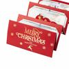 2 Set Santa Claus Christmas Money Card Envelope Red 6 Card Positions Folding Banknote Card Navidad Lucky
