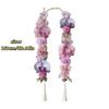 Silk Fabric Floral Shoulder Sash Satin Fabric Artificial Floral Garland  Birthday Party