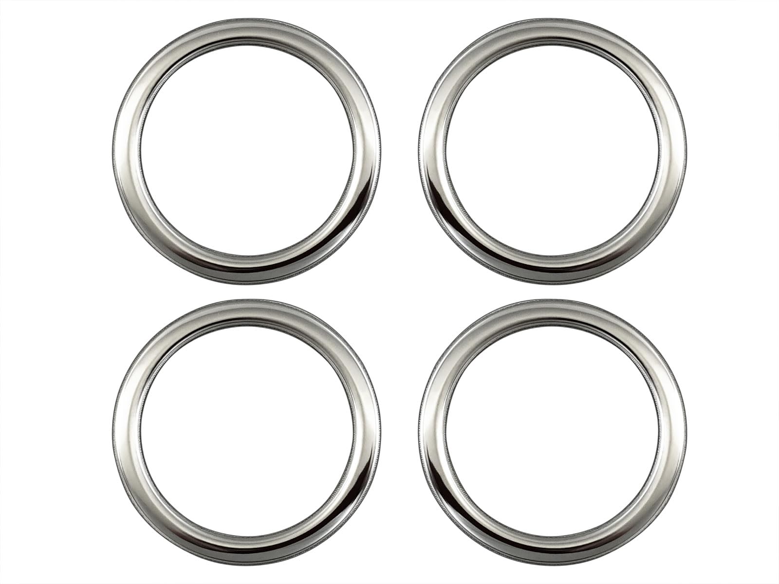 

BRIGHTZ N-BOX Custom JF5/JF6 Ultra-Mirror Finish Stainless Steel Center Wheel Cap Rings (4-Piece Set) [SID-ETC-SMA-053] JF 5/JF 6 NBOX