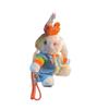 Bag Pendant Rainbow Carrot Strap Pants Hanging Ears Rabbit Cartoon Cute Plush Doll Keychain Gift