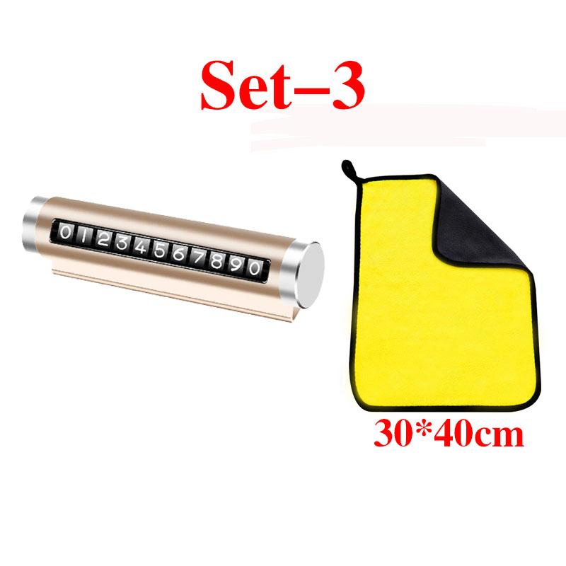 Universelle Metall Auto Temporäre Parkkarte Drehen Telefonnummernschild Aluminium Aufkleber Parkstopp im Autostyling Autozubehör