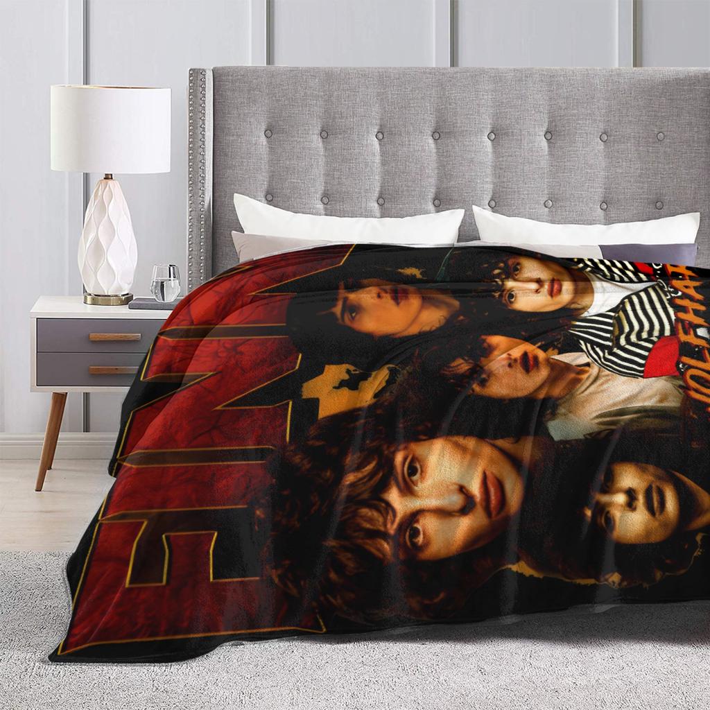 Finn Wolfhard Coperte Morbide Calde Cantante Ragazzo Ragazza Coperta Plaid Peluche Stampa Esterno Flanella Copriletto Copertura Divano Letto