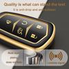 for Cadillac Key Fob Cover 5 Buttons Car Key Case fits Cadi ATS CT6 CTS ELR SRX XTS XT4 XT5 XT6 2025 2024
