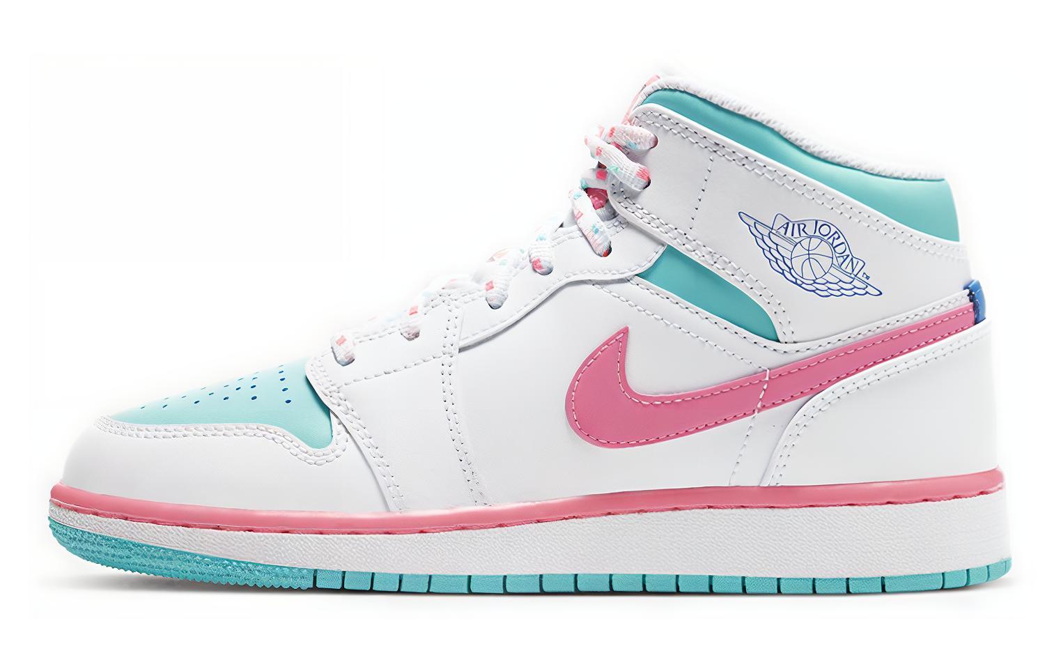 Jordan 1 Mid GS Digital Pink 555112-102 35.5