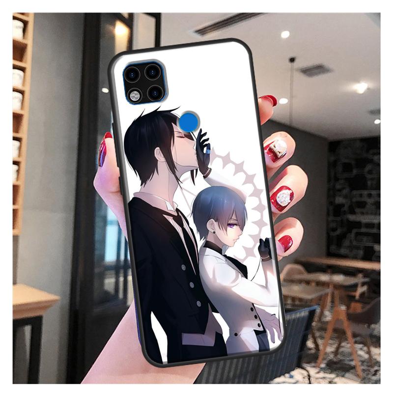 Anime Black Butler Kuroshitsuji For Xiaomi Redmi Note 11 Pro Phone Case For Redmi 9T 9A 9C 9S 10S Note 9 10 Pro Back Cover