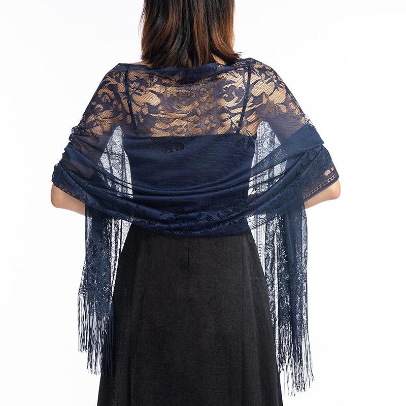 Lace Evening Shawl for Brides, Bridesmaids, and Parties