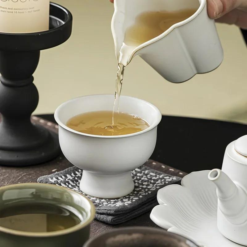 Antique moonlight Japanese candle tea warming tea stove light luxury flower tea fruit tea tea brewer heat-resistant hammer