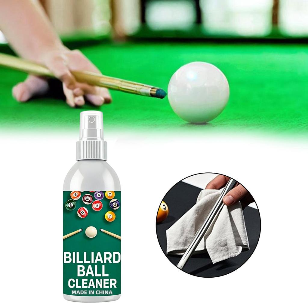 Billiard Ball Cleaner Spray Professional Pool Accessories Pool Ball Cleaner Cleaning Mist For Removes Chalk Residue Men Women