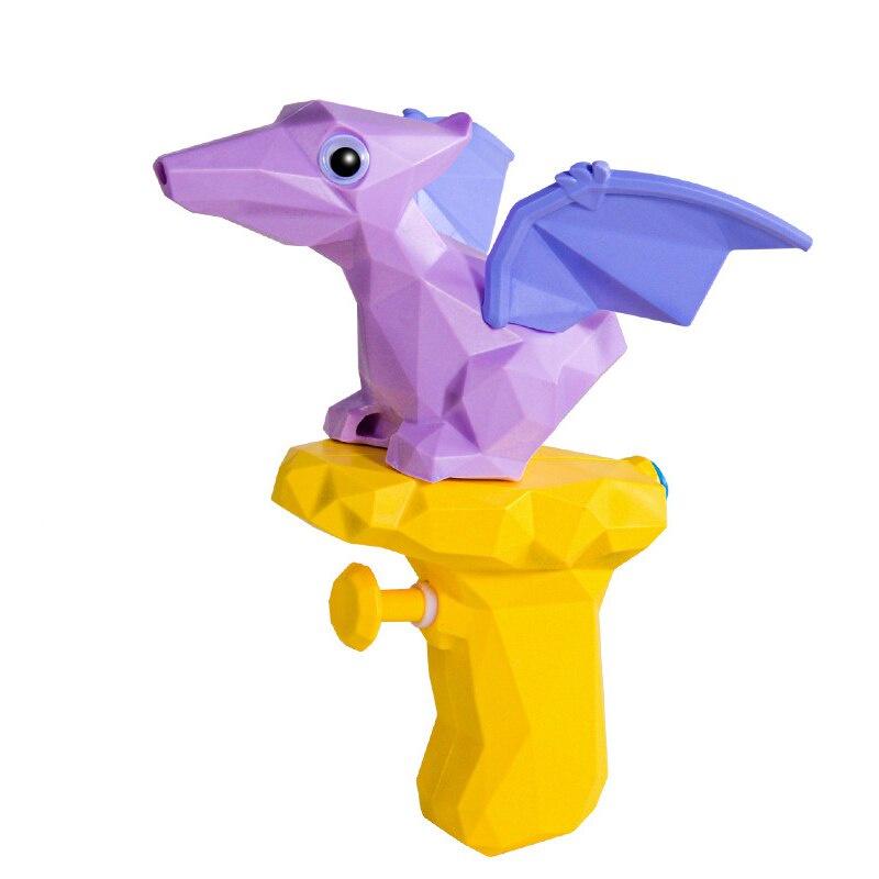 Creative Design Dinosaur Water Gun Children Summer Outdoor Beach Water Toy Push-type Water Gun Toy