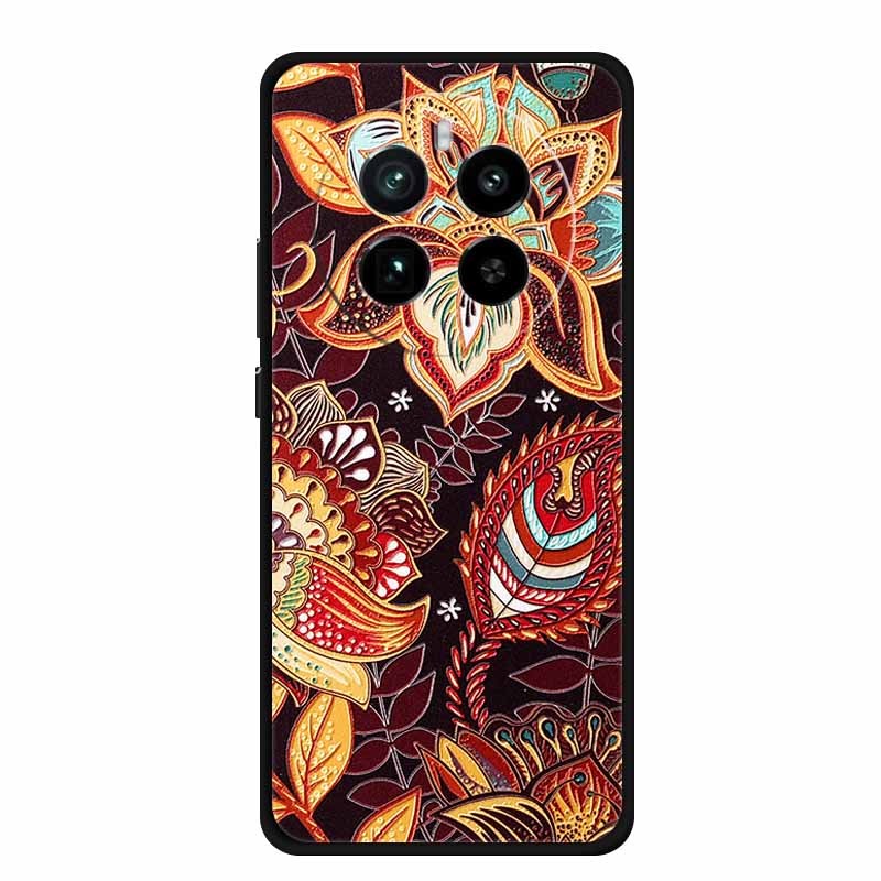 3D Emboss Case For Realme 12 4G Phone Case Realme12 Black Silicone Soft Coque For Realme 13 5G 12 Pro Plus Back Cover Case Funda