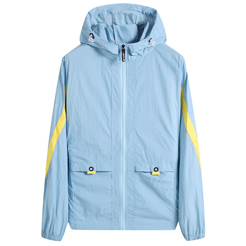 Sunscreen Clothing Men's Summer Casual Outdoor Couple Hooded Sunscreen Clothing Jacket Thin Section