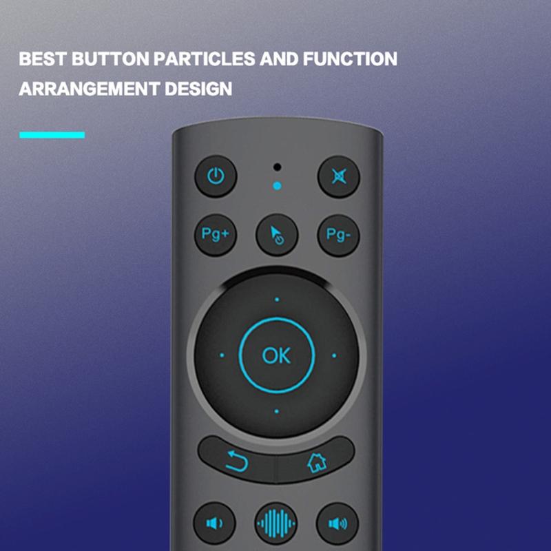 G20BTS Plus Air Mouse Gyroscope Learning 2.4g BT5.0 Backlit for Smart Voice Wireless Remote Control for Android TV Box