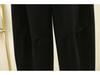 Spring Women's High-Waisted Wide-Leg Cotton Pants