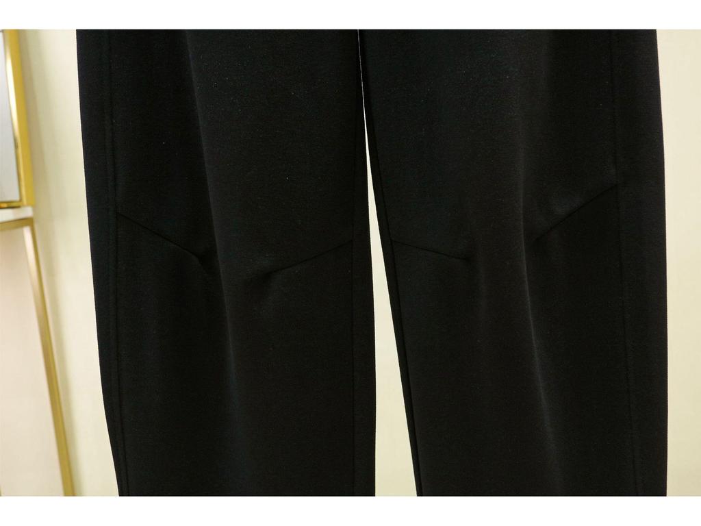 Spring Women's High-Waisted Wide-Leg Cotton Pants