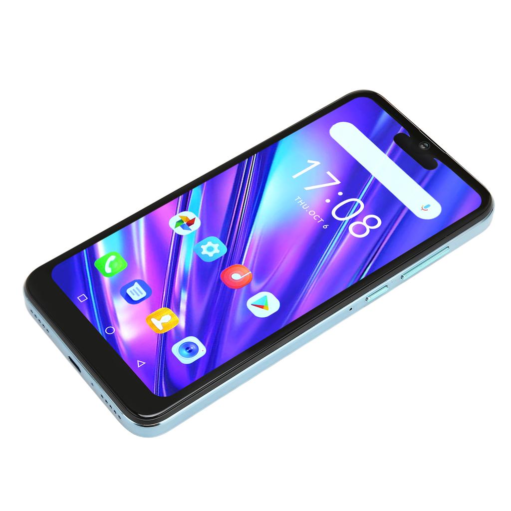 6.1in 3G Unlocked Smartphone for Android 8.1 4GB 32GB Dual SIM Cell Phone MTK6580A Quad Core CPU 5MP 8MP 100‑240V Light